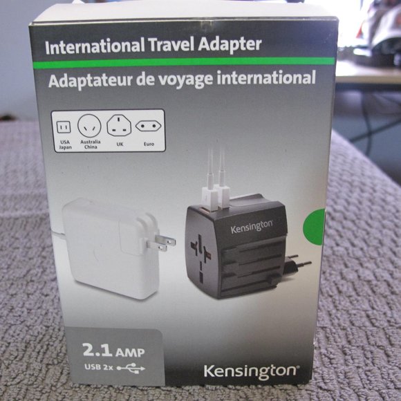 Kensington International Travel Adapter power adapter - BS 1363, NEMA 1-15, Eur - Picture 1 of 16